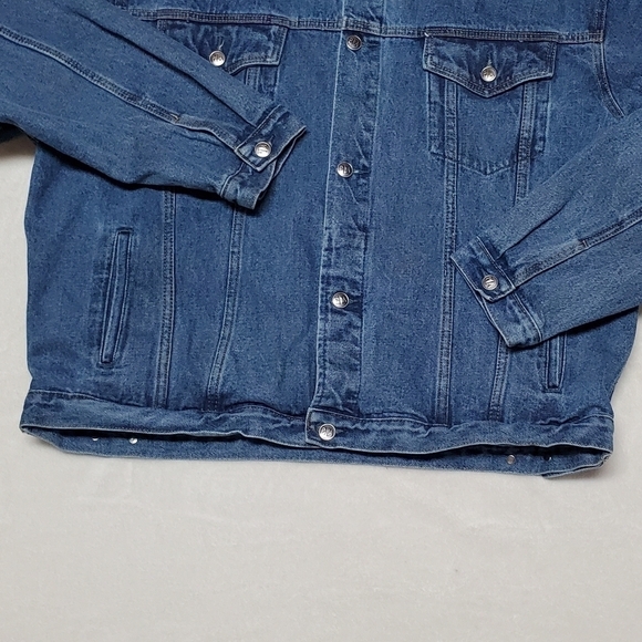 ALAN Jackson SIGNED Vintage Denim Trucker Jacket Country Music Legend Signature - Picture 4 of 10